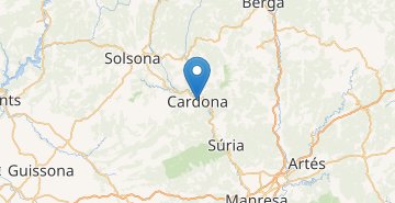 Karte Cardona