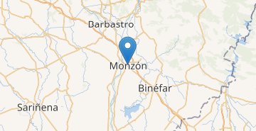 Kaart Monzon