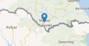 Χάρτης Malko Tarnovo