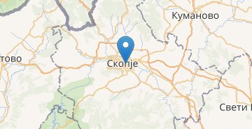 Térkép Skopje