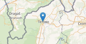 Mapa Tetovo