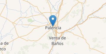 Kaart Palencia