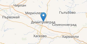 地图 Dimitrovgrad
