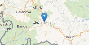 Mappa Xinzo de Limia