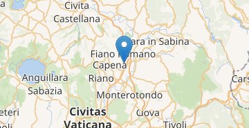 地图 Fiano Romano