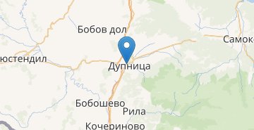 地図 Dupnitsa