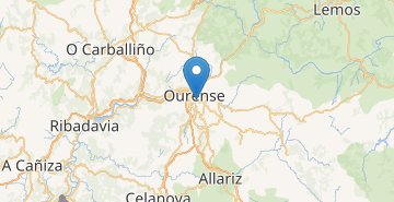 Kaart Orense