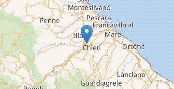 Χάρτης Chieti Scalo