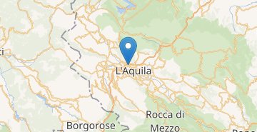 Zemljevid L'Aquila