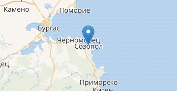 Mapa Sozopol