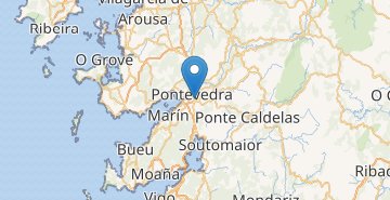 Zemljevid Pontevedra