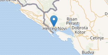 Mapa Herceg Novi