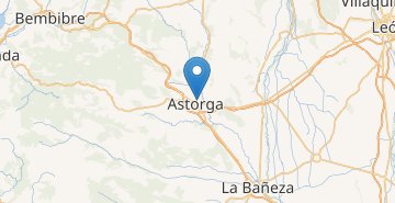 Kaart Astorga
