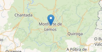 Kaart Monforte de Lemos