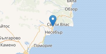 Žemėlapis Slanchev Bryag