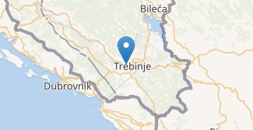 地図 Trebinje