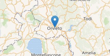 Kartta Orvieto