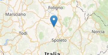Karte Perugia