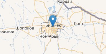 Kaart Bishkek