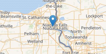 Žemėlapis Niagara Falls