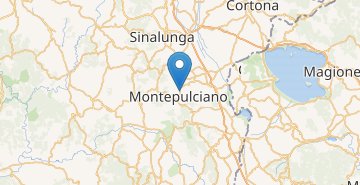 Zemljevid Montepulciano