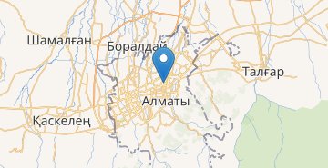 Карта Алма-Ата
