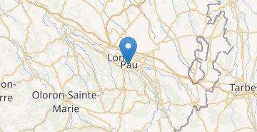 Žemėlapis Pau