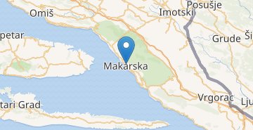 Karte Makarska