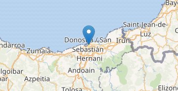 Térkép San Sebastian