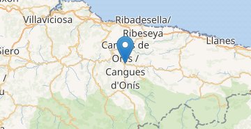 地図 Cangas De Onis