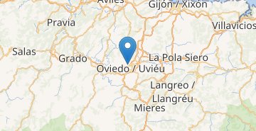 地図 Oviedo