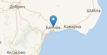 Mapa Balchik