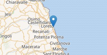地图 Porto Recanati