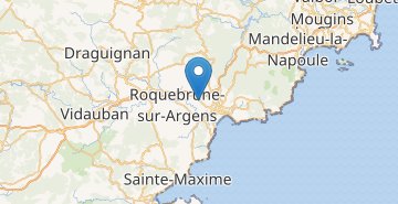 Kaart Puget-sur-Argens