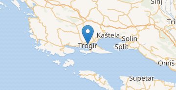 Kaart Trogir