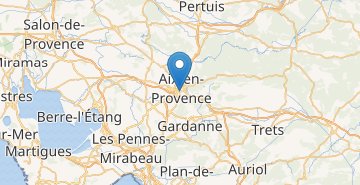 Žemėlapis Aix en Provence