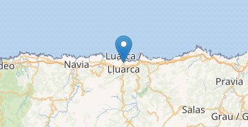 地図 Luarca