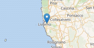 地図 Livorno