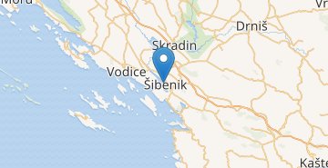 Карта Šibenik