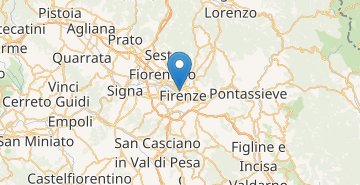 Kaart Firenze