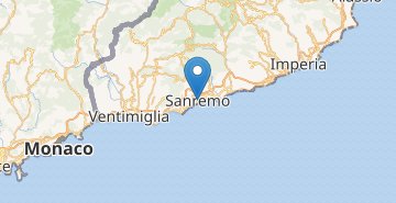 Zemljevid Sanremo