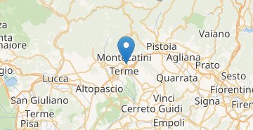 Mapa Montecatini Terme