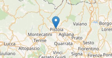 Kaart Pistoia