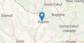 Zemljevid Kupres