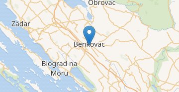 Kartta Benkovac