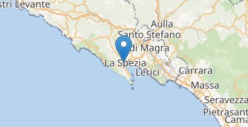 Kaart La Spezia