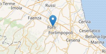 Zemljevid Forli