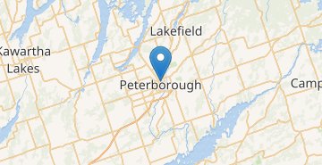 Mapa Peterborough