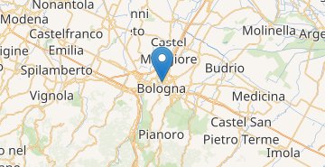 Kaart Bologna