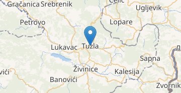地図 Tuzla